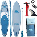 Atoll New 12ft Outrider Inflatable Stand Up Paddle Board | Extra Wide ISUP for Adults, Fishing, Touring & All Adventures | Stable 34' Paddle Board with Accessories, Dual Layer PVC, 400lb Capacity