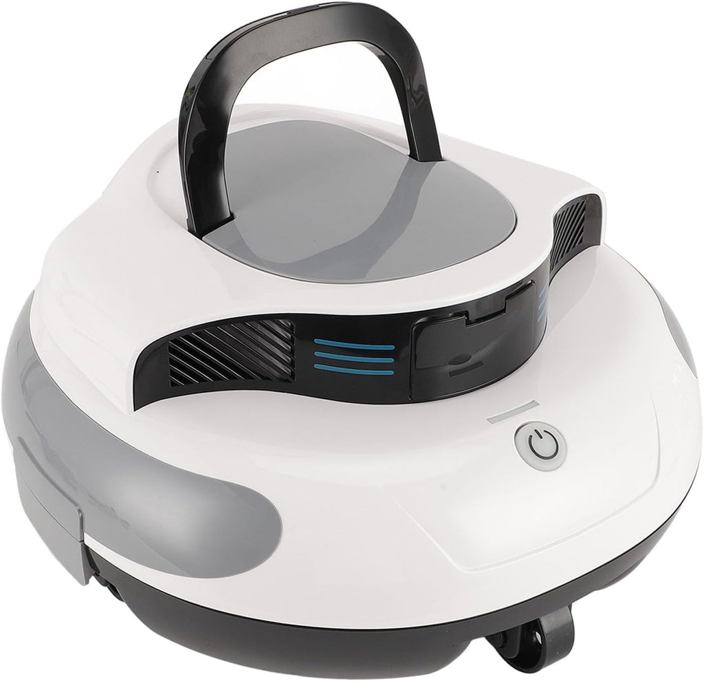 Robotic Pool Cleaner Cordless Pool Vacuum Cleaner Automatic Pool Cleaning Robot for Above Ground & Inground Pool (US Plug)