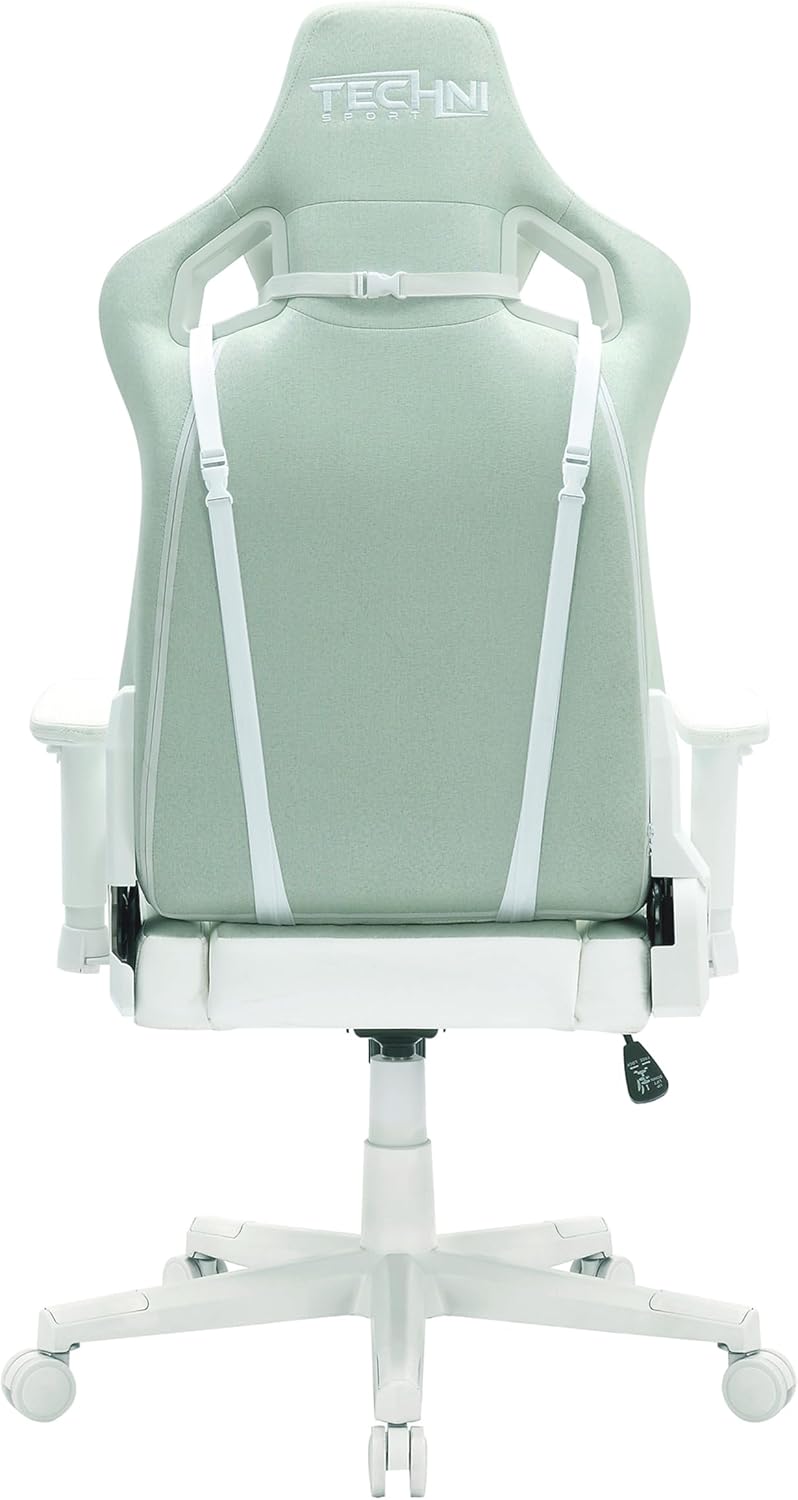 Techni Sport Green Pastel Multi-Layered Fabric Gaming Chair
