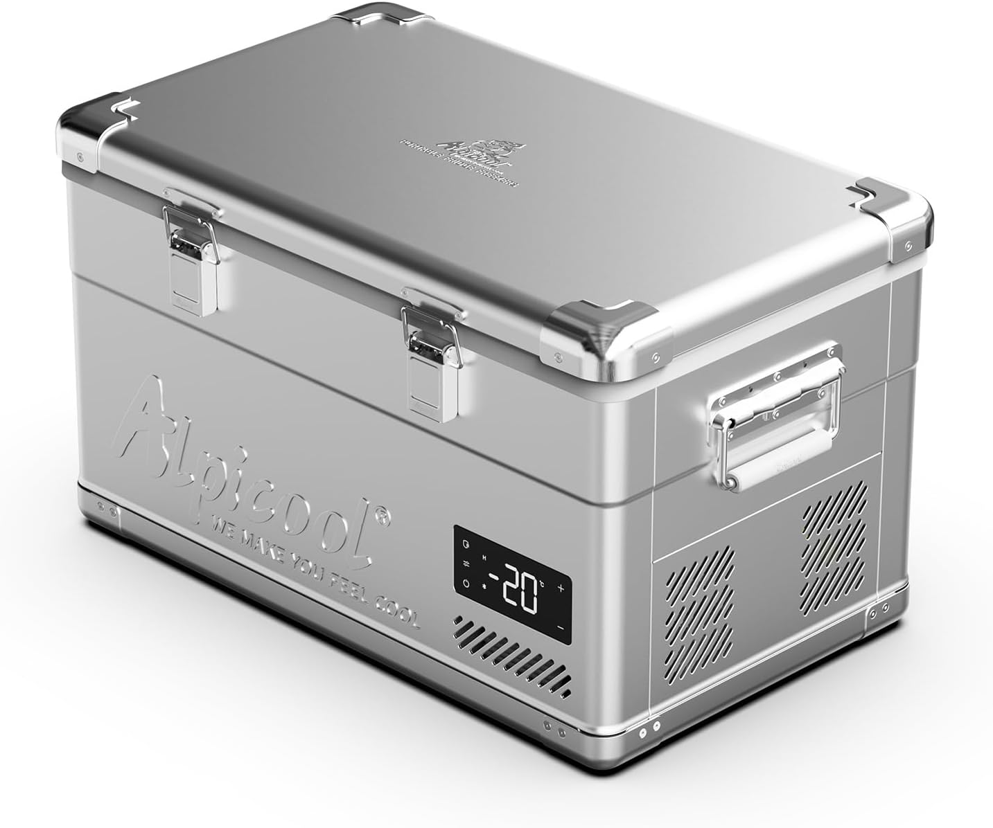 Alpicool MF35 Portable Car Refrigerator,12 Volt Car Fridge Freezer, 40 Quart (37.5 Liter) Fast Cooling 12V -4℉~68℉, 12/24V DC and 100-240V AC for Outdoor, Camping, RV, Truck