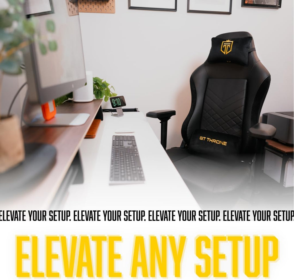 Gaming Chair – Big and Tall Reclining Computer Chair with 3D Armrests, Adjustable Backrest, Ergonomic Support, Holds Up to 300 lbs – Premium Gamer Seat