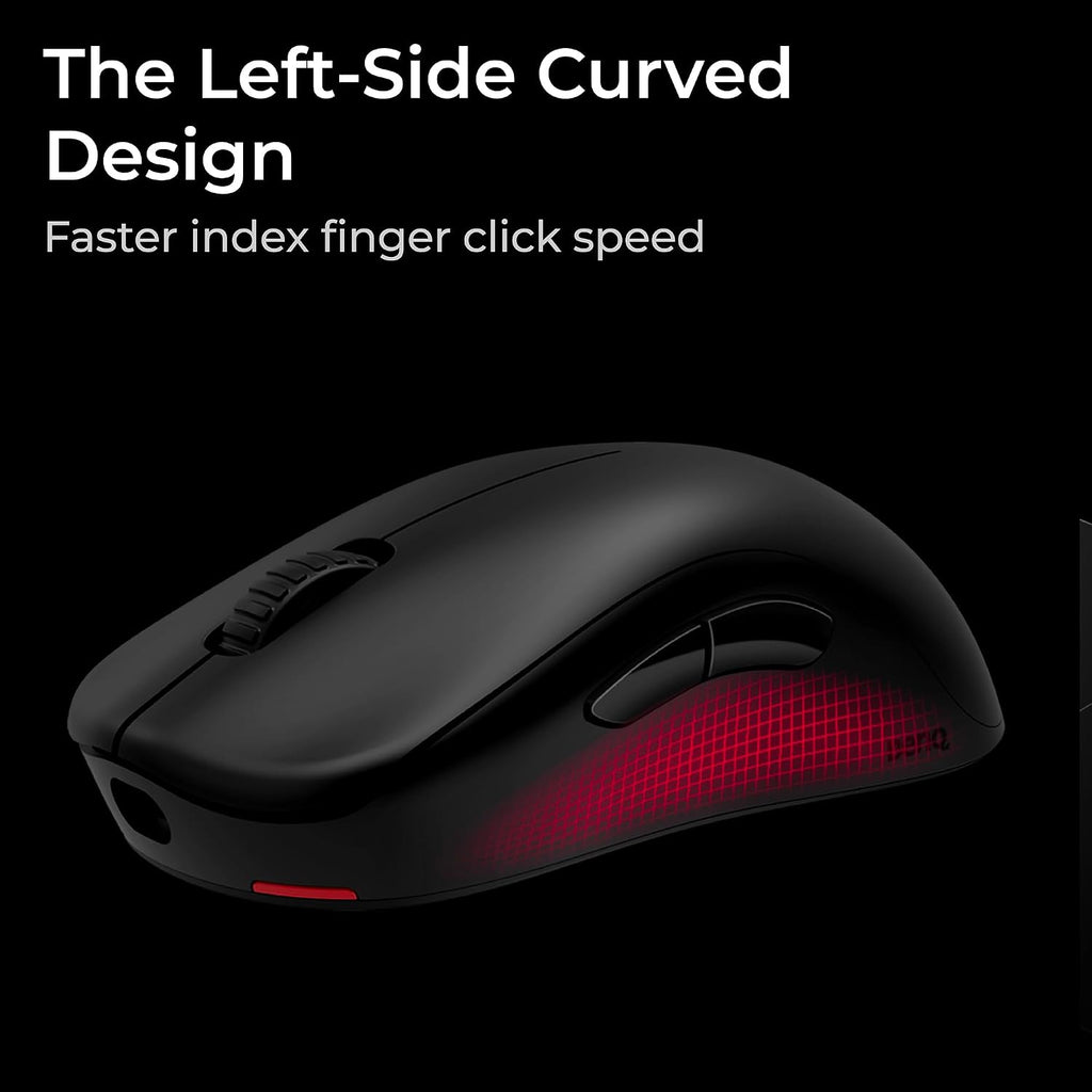 BenQ Zowie S2-DW 4K Wireless Mouse for Esports, Sports Science, 4K Enhanced Receiver, 65g, Symmetrical, Driverless, 3950 Sensor, 4K Polling Rate