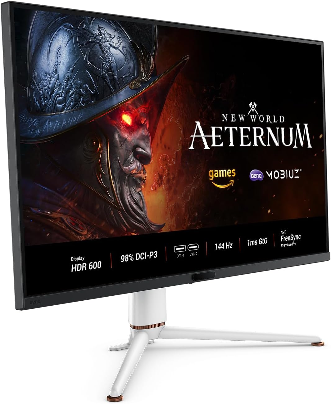 BenQ MOBIUZ EX381U 38' 4K eARC 144Hz 1ms DP 1.4 HDMI 2.1 90W USB-C Gaming Monitor, 98% P3, DisplayHDR 600, Freesync Premium Pro, KVM, Pixsoul Engine, Remote Controller