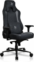 Arozzi Vernazza Supersoft Upholstery Material has a Unique Velvety Texture that is Fluid-Repellant and Breathable with Memory Foam Lumbar Support and 4D Armrest for Office and Gaming Chair - Black