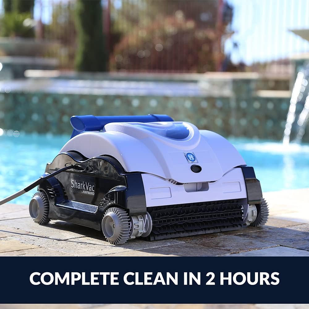 Hayward W3RC9740CUB SharkVac Robotic Pool Cleaner for In-Ground Pools (Automatic Pool Vacuum)