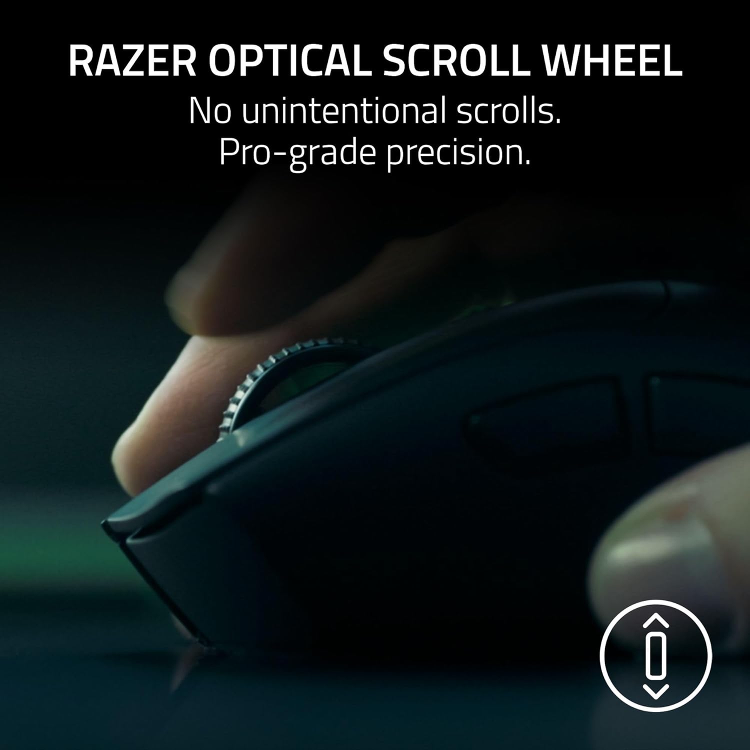 Razer DeathAdder V4 Pro Wireless Gaming Mouse – Lightweight 56g, HyperSpeed Wireless Gen-2, Gen-4 Optical Switches, Optical Scroll Wheel, Focus Pro 45K Sensor, Up to 150Hr Battery, Black (Renewed)