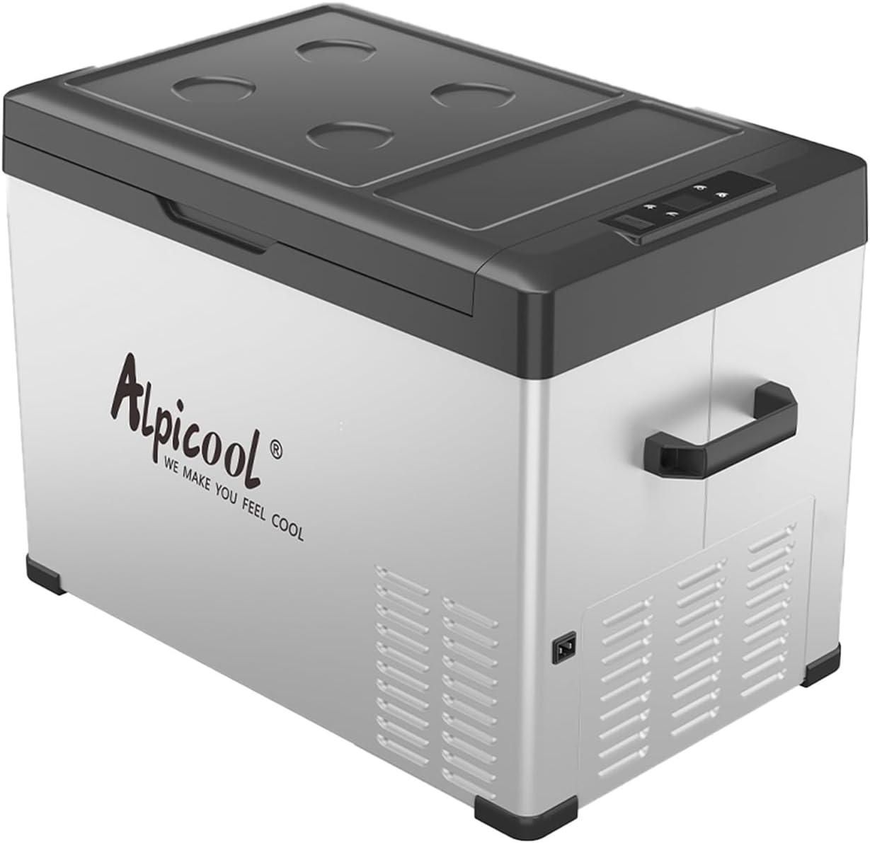 Alpicool C40 Portable Car Freezer, 12 Volt Refrigerator, 38 Quart(35.7 Liter) Fast Cooling 12V Car Fridge, Car Cooler for RV, Truck, Camping, Outdoor -12/24V DC and 100-240V AC
