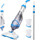 Consciot 2026 Update for Motor, L2 Pool Vacuum for Above Ground & Inground Pools, Rechargeable Handheld Cleaner with Telescopic Pole, 18.5 GPM Suction, 13.4' Head, 60-Min Runtime