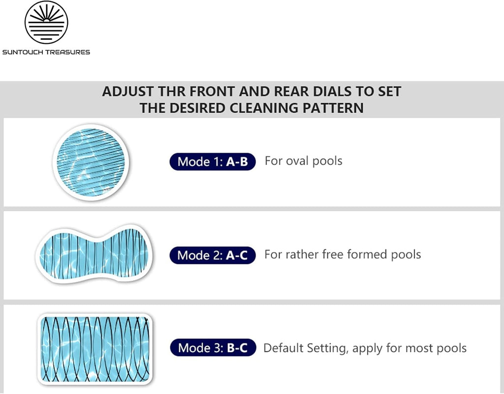 Cordless Robotic Pool Cleaner for Above Ground Pool - Automatic Swimming Pool Robot - 2-Motor Powerful Cleaning Vacuum Robots - Rechargeable Robotic Pool Cleaners for Inground Pools Up to 500 Sq.Ft.