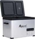 Alpicool CHS55 Dual Temperature Control 12 Volt Refrigerator 42 Quart Portable Car Fridge Freezer (-4°F~68°F) for Truck,RV,Camping and Travel