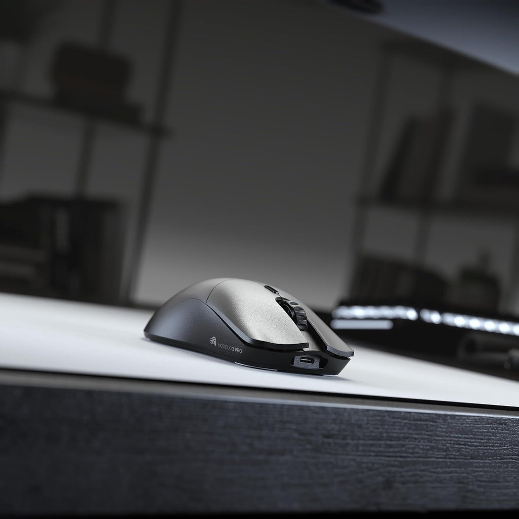 Glorious Gaming Model O 2 PRO 4K/8K Wireless Gaming Mouse - 2.4GHz Wireless 1ms delay, 4K/8K Polling, 100M clicks, 59g Ultralight, Long Battery Life, 26K DPI BAMF 2.0 Sensor, 6 Buttons