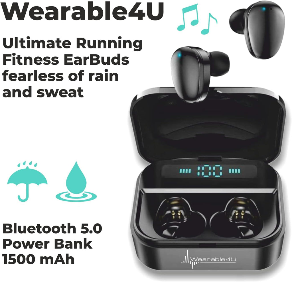 Garmin Forerunner 265S Music GPS Running 42 mm Smartwatch, Pink with AMOLED 1.1in Touchscreen Display Black Earbuds Bundle, Pink +Blk EarBuds
