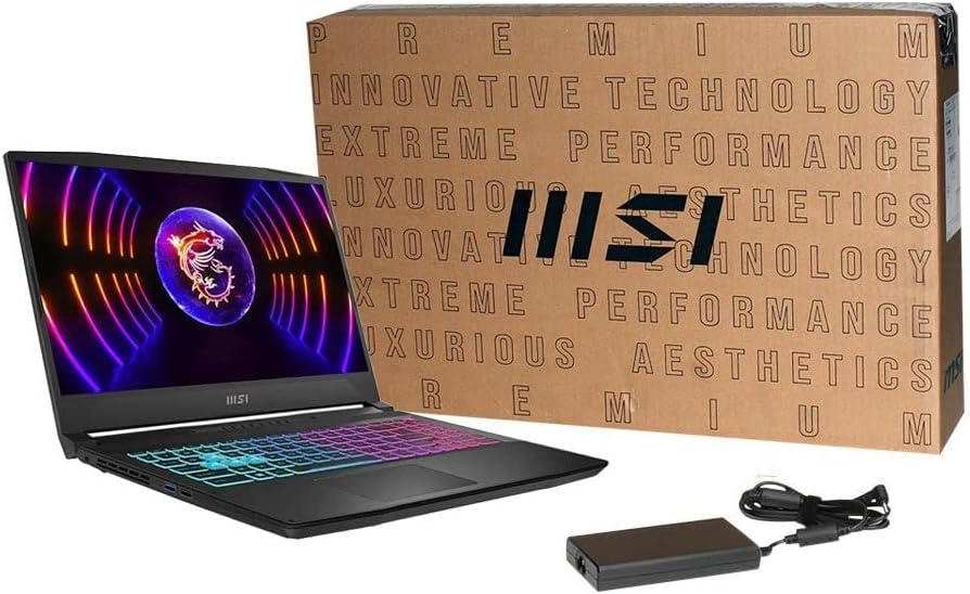 MSI Katana 15 B13VEK-277US 15.6' Gaming Intel Core i7 13620H NVIDIA GeForce RTX 4050 16GB DDR5, 1TB NVMe SSD, Type-C, Win11 Home: Black B13VEK-277US