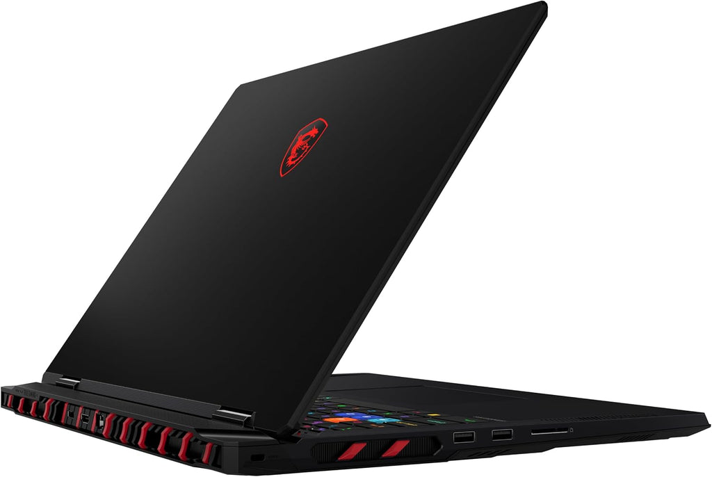 msi Raider 18 HX AI 18' 120Hz UHD+ Gaming Laptop: Intel Core U9-285HX, NVIDIA Geforce RTX 5090, 64GB DDR5, 2TB NVMe SSD, Thunderbolt 5, Wi-Fi 7, Win 11 Pro: Black A2XWJG-069US