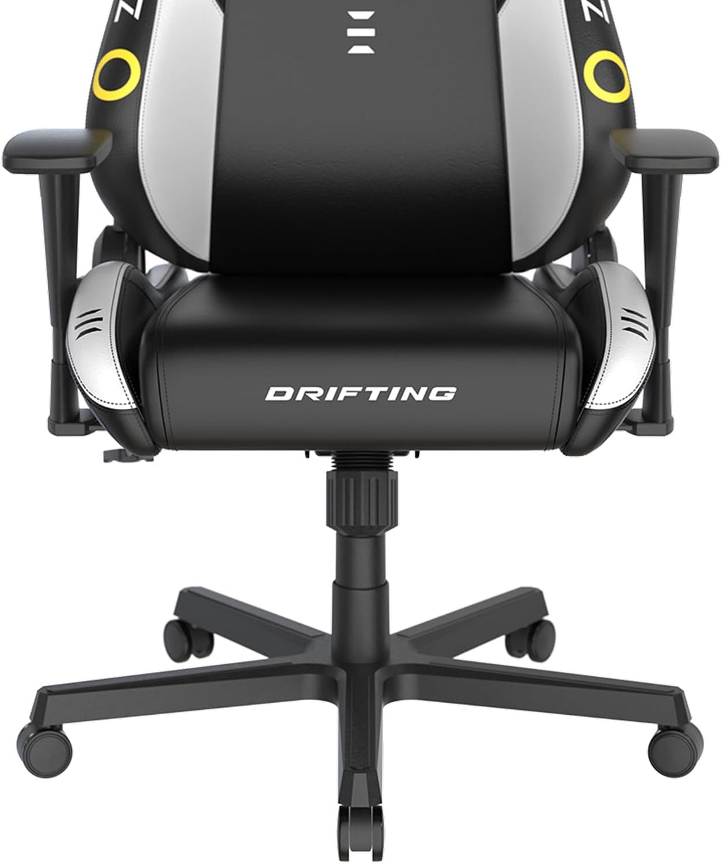 DXRacer Drifting L Ergonomic Video Gaming Chair with Lumbar Support and Headrest, Office Reclining Computer Chair for Adults (EPU Leatherette, Zero)