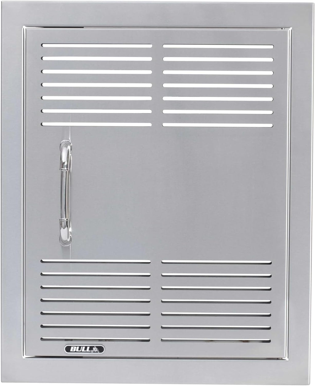 Bull Outdoor Products Premium Components for Outdoor Kitchen BBQ Island Dual Lined Vented Vertical Door with Reveal