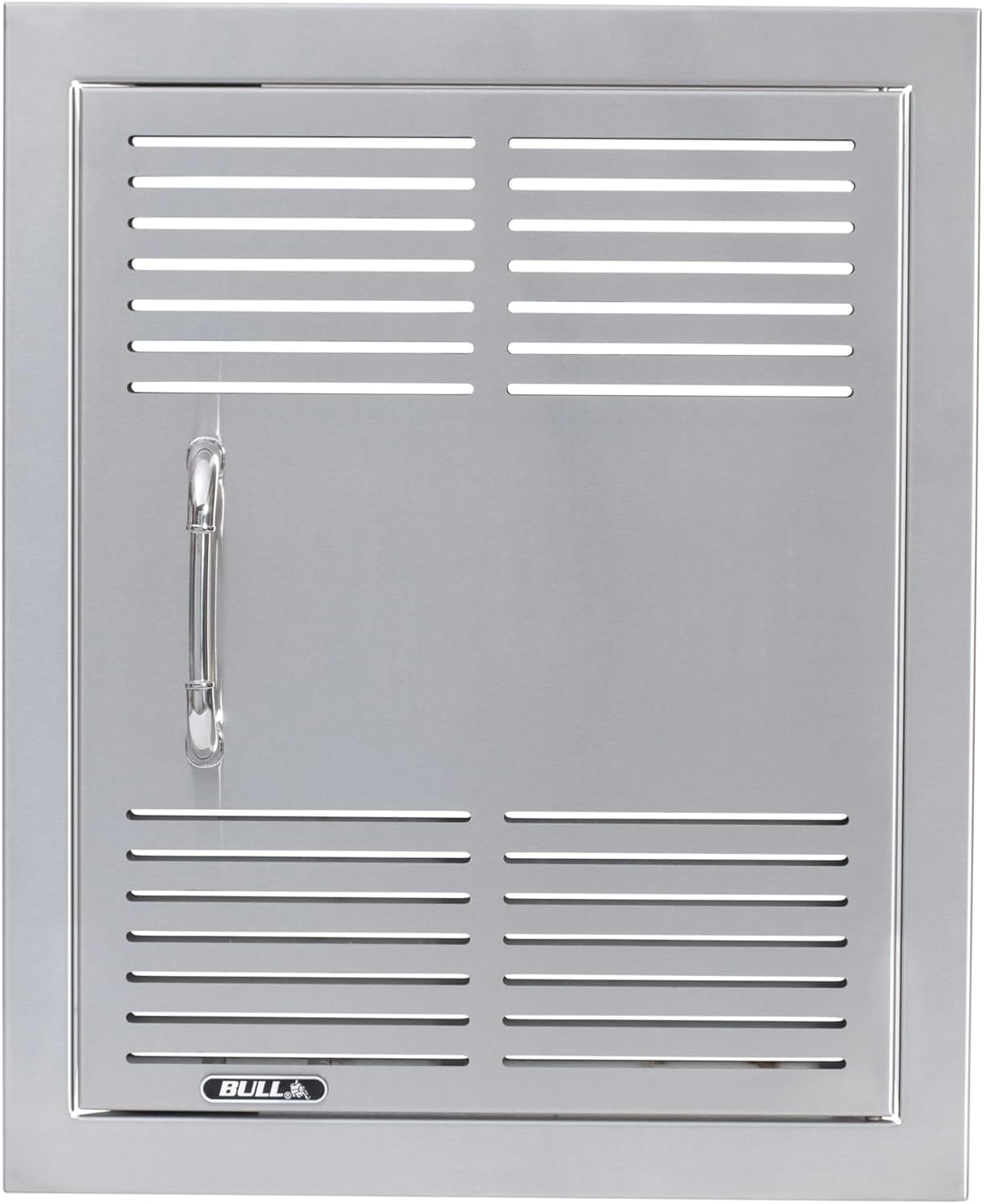 Bull Outdoor Products Premium Components for Outdoor Kitchen BBQ Island Dual Lined Vented Vertical Door with Reveal