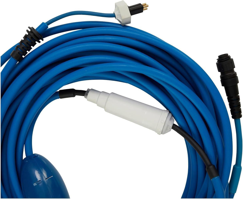 99958821-60ft Blue Cable Only Compatible with Dolphin Pool Robot Nautilus CC Plus WiFi, Includes 2 Big Floats and Swivel for Tangle-Free Operation, Pool Robot Cable 99958821-3 Pin