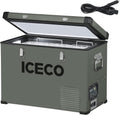 ICECO VL45 12V Refrigerator, 47Qt Platinum Compact Refrigerator Powered by SECOP, 0°-50°F 12v Fridge, 12/24VDC 110-240VAC, Car Refrigerator, Electric Cooler For Outdoor&Camping|with Extension DC Cord