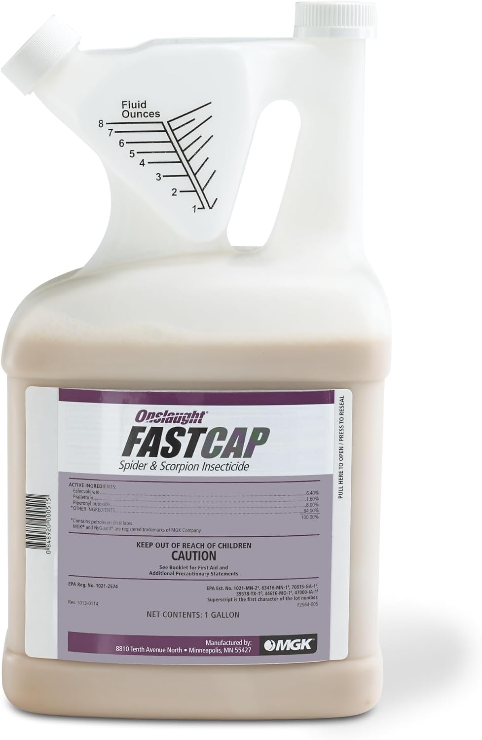 MGK 10085 Onslaught® FastCap Spider and Scorpion Insecticide | Indoor/Outdoor | Commercial Grade | Spider and Scorpion Spray Concentrate