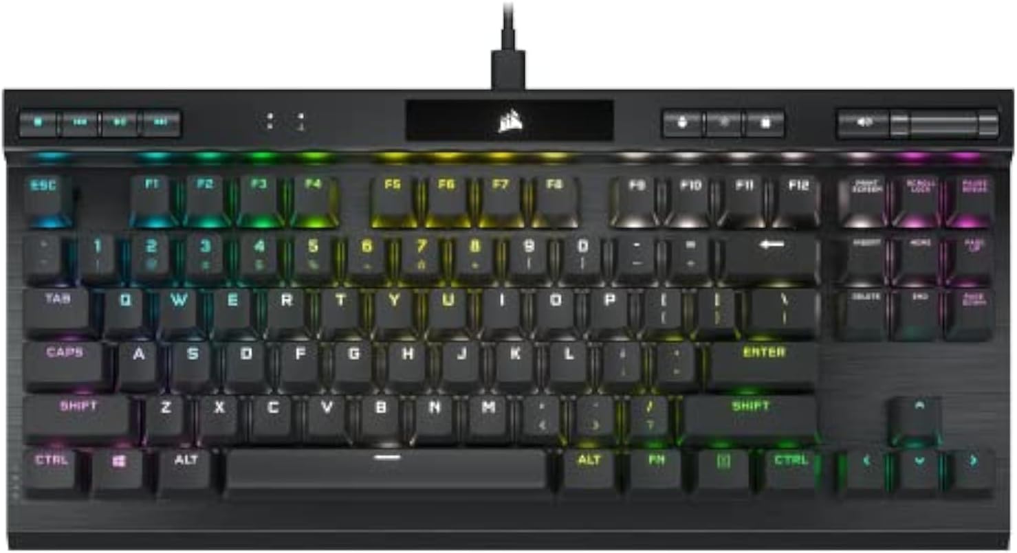 Corsair K70 RGB TKL Champion Series Gaming Keyboard CH-911901A - OPX Switch (Renewed)