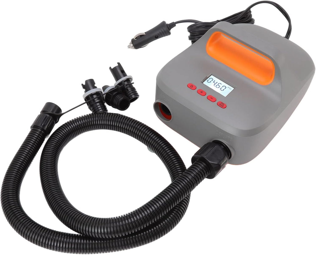 20PSI High Paddle Board Pump, Electric Portable S UP Air Pump-12V DC Car Plug Powered, for Paddle Board Inflation Deflation