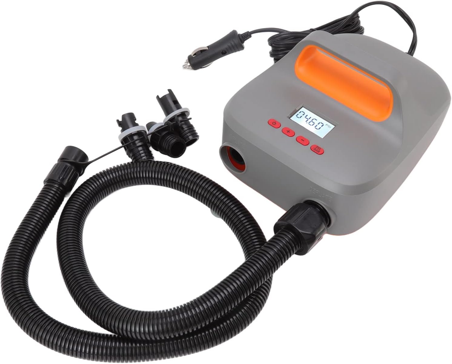 20PSI High Paddle Board Pump, Electric Portable S UP Air Pump-12V DC Car Plug Powered, for Paddle Board Inflation Deflation