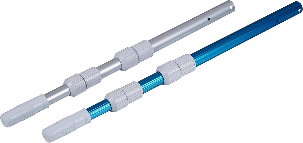 Blue Wave Deluxe Pool Maintenance Kit for In Ground Pool – Includes 15-ft Telepole, 40-ft Vacuum Hose, Leaf Skimmer, Wall Brush, Vacuum Head, Aluminum Hangers and 50 Test Strips