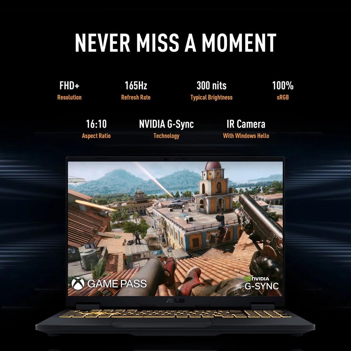 ASUS TUF A16 Gaming Laptop RTX 5070 MUX Switch - AMD Ryzen 9 270 Beat i9-12950HX -16' FHD+ Display G-SYNC -64GB RAM -2TB SSD -RGB Backlit Keyboard -Webcam -2025 Portatil Gamer PC Copilot