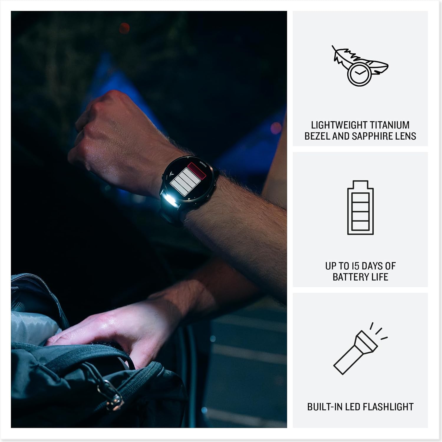 Garmin Forerunner 970 GPS Running Smartwatch, Whitestone | Premium Training & Recovery, Sleep Coach, Heart Rate, Download Music, Up to 15 Day Battery | Signature Series Charging Stand Bundle