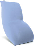 Yogibo Short Bean Bag Lounger Chair for Adults, Kids and Teens with Filling, Soft, Plush, Comfy, Sensory Lounge Beanbag Loveseat, Washable Cover, Rain