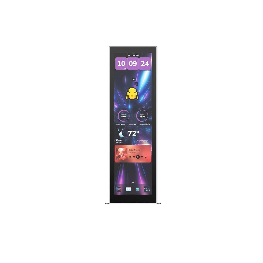 Hyte Y70 Touch Infinite Display Upgrade Screen Kit for PC Case - 14.9' IPS Display - 2.5K Resolution - 60Hz - 10-Point Touch - Pitch Black