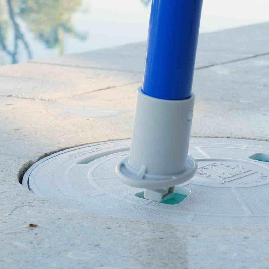 POOL BLASTER Dynamo Pool Skimmer Basket Vacuum – Cordless, Hands-Free Swimming Pool Skimmer Cleaner, No Bending Over or Touching Debris – Battery-Powered Vac Compatible with Most Baskets