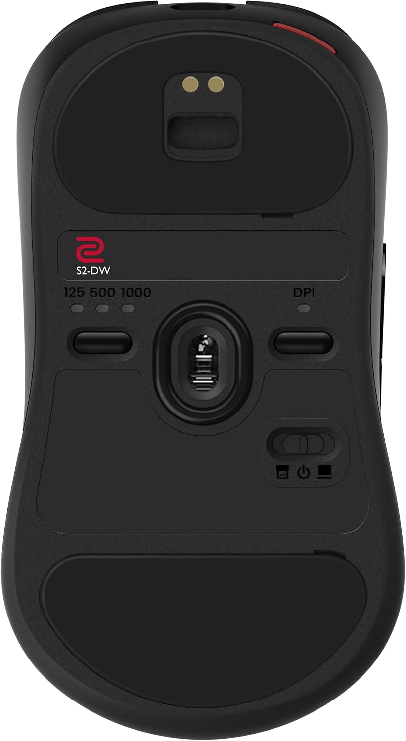 BenQ Zowie S2-DW 4K Wireless Mouse for Esports, Sports Science, 4K Enhanced Receiver, 65g, Symmetrical, Driverless, 3950 Sensor, 4K Polling Rate