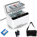 Electric Insulin Cooler Travel Case Box, Insulin Fridge for Travel TSA Approved, Portable Insulin Refrigerator, Diabetic Travel Case With LCD Display, 2-18℃ Temperature Control, 3–5 Insulin Pens