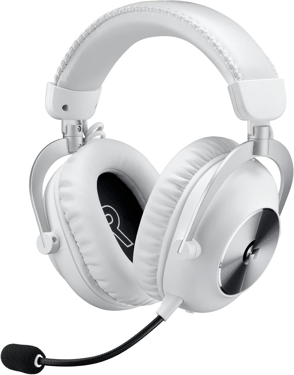 Logitech G PRO X 2 Lightspeed Wireless Gaming Headset: Wireless Gaming Headphones with Mic, 50mm Graphene Drivers, 2.02.0—7.1 Bluetooth/USB/3.5mm Aux for PS4/PS5/PC/Nintendo Switch - White (Renewed)
