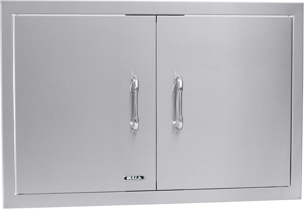 Bull Outdoor Products Premium Components for Outdoor Kitchen BBQ Island 30' Double Door with Reveal