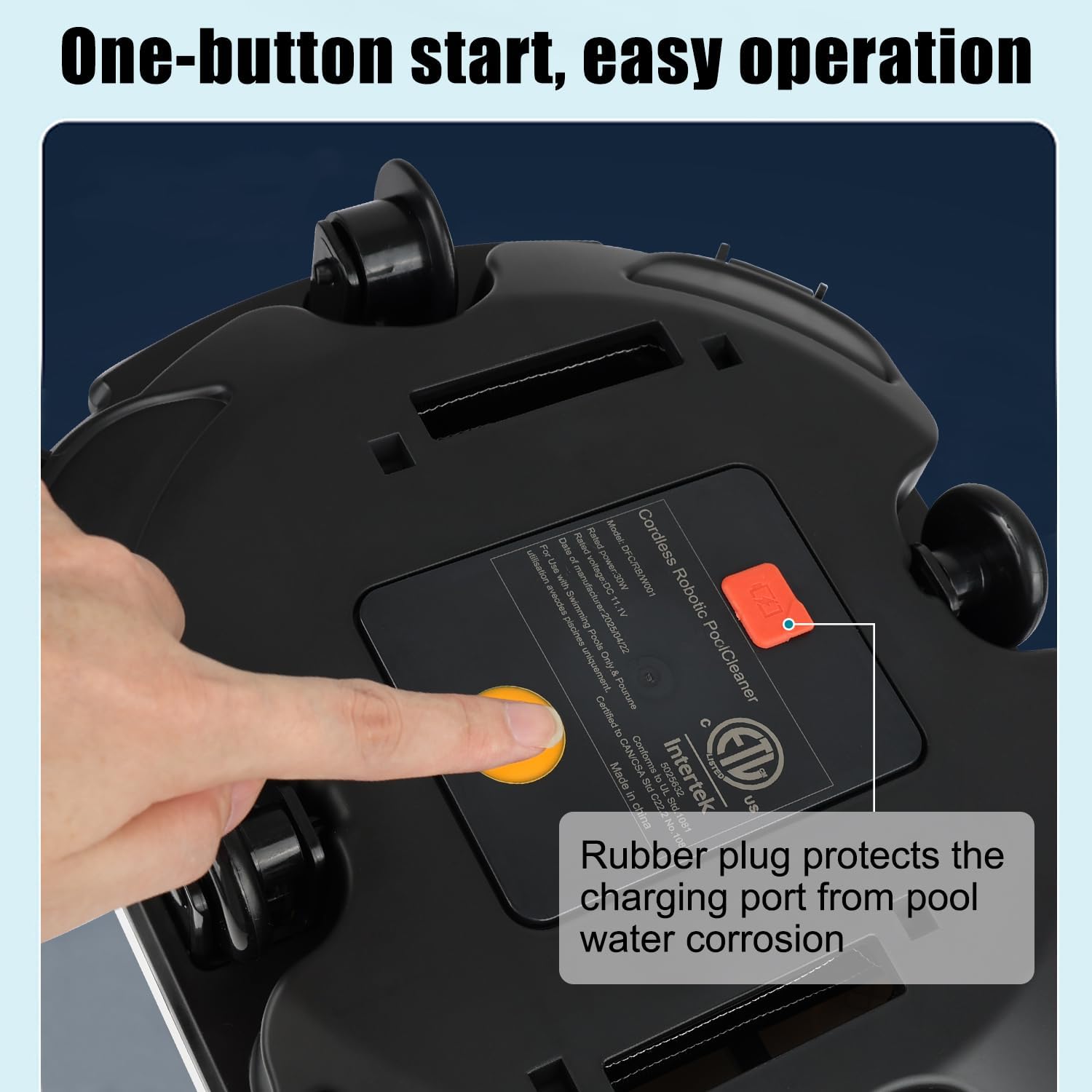 (2026 Upgrade) TCEUMIK Cordless Robotic Pool Cleaner 150 Mins Runtime, Automatic Pool Robot Vacuum with Dual Motors Climbs Slopes Under 23° Above Ground Pool & In-Ground Flat Pools Up to 914 Sq.Ft