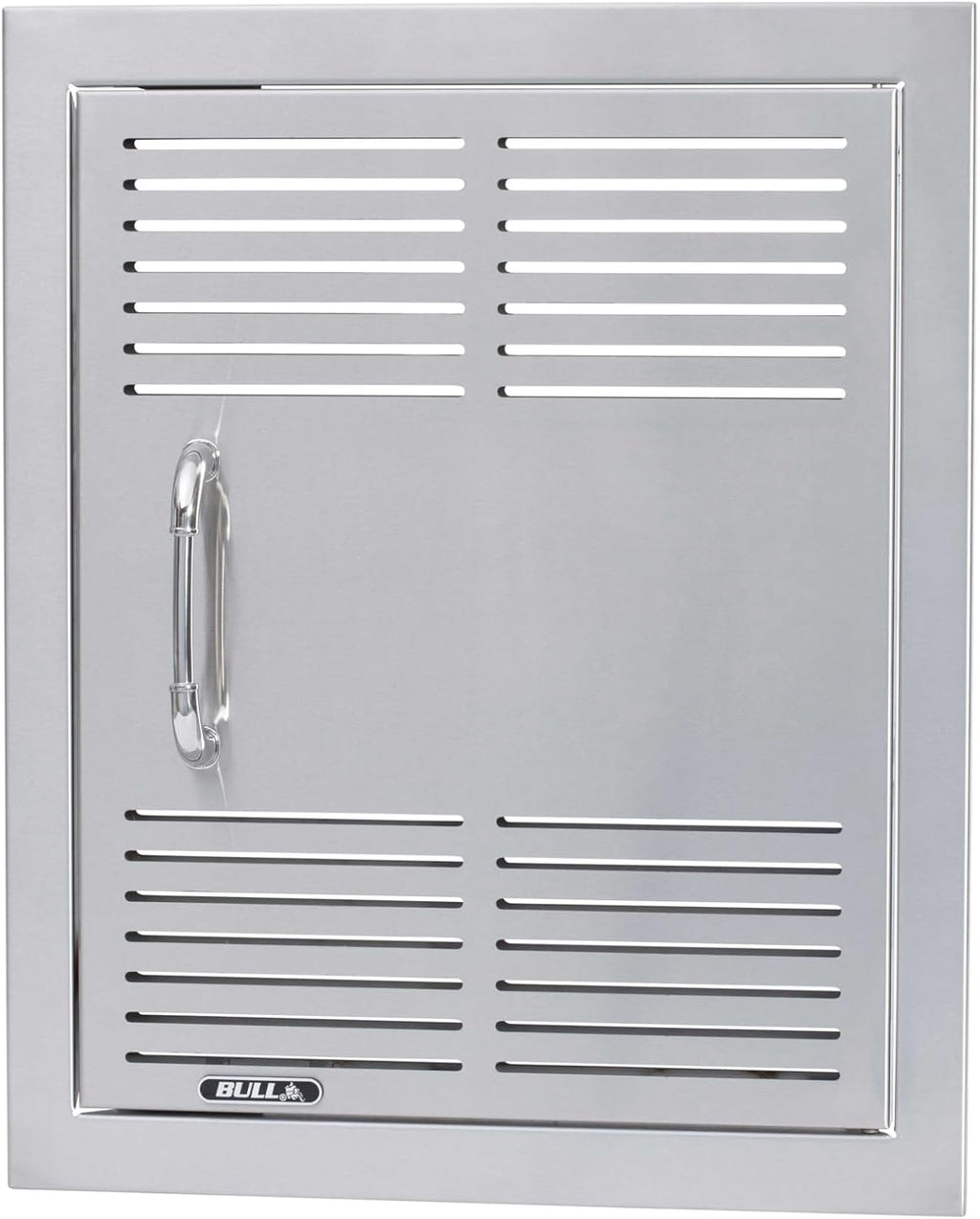 Bull Outdoor Products Premium Components for Outdoor Kitchen BBQ Island Dual Lined Vented Vertical Door with Reveal