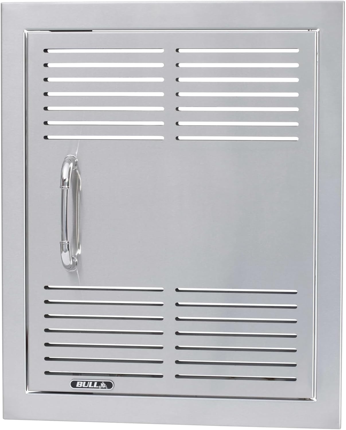 Bull Outdoor Products Premium Components for Outdoor Kitchen BBQ Island Dual Lined Vented Vertical Door with Reveal