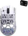 Darmoshark M2PRO Carbon Fiber Wireless Gaming Mouse,Tri-Mode 8K/USB-C/Bluetooth Mouse Up to 30000DPI,PAW3950 Optical Sensor Lightweight 40g,5 programmable Button,Computer Mouse for Laptop,PC,Mac
