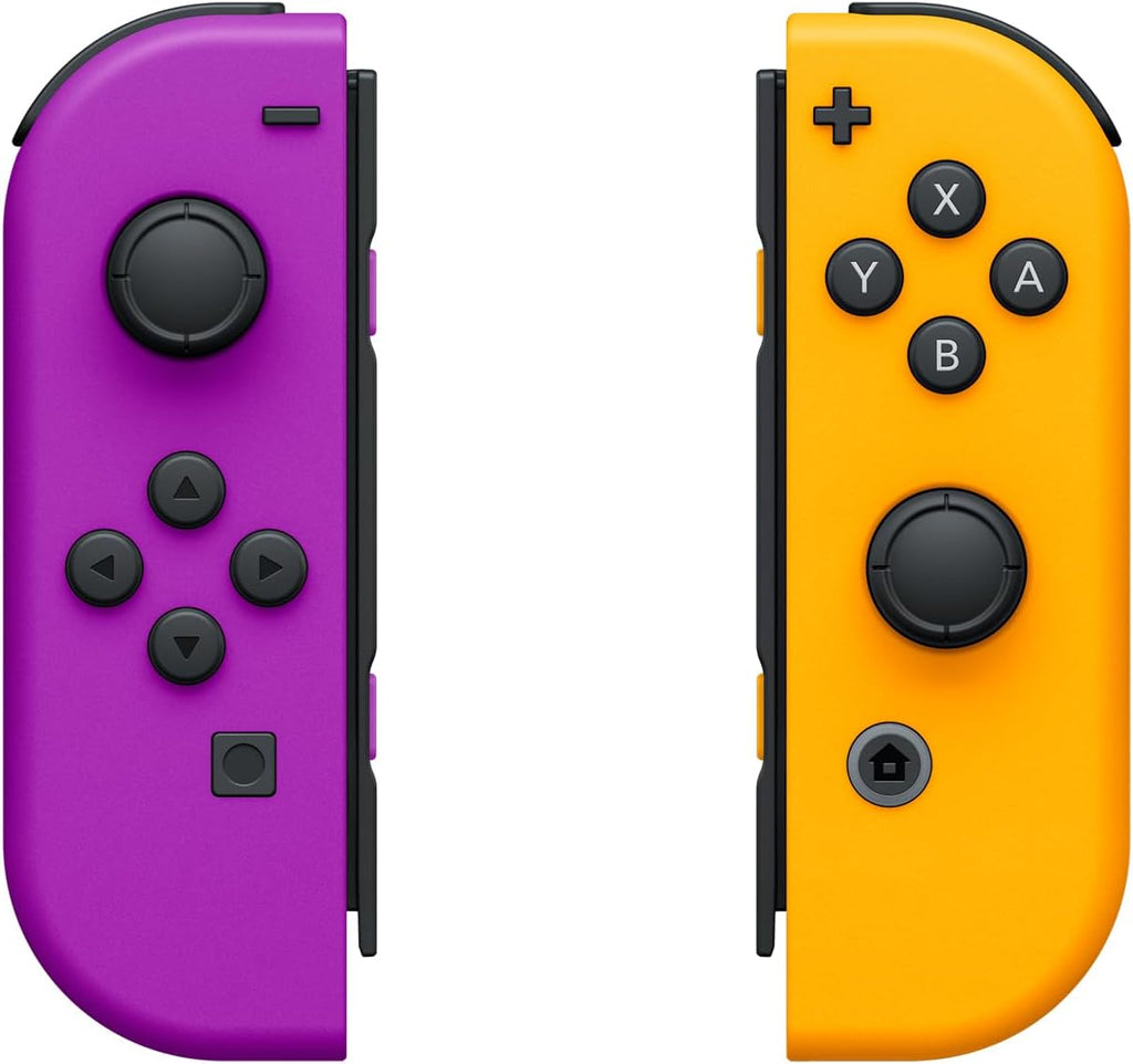 X Rocker Eclipse Video Gaming Floor Chair, Headrest Mounted Speakers, 2.0 Bluetooth, Wireless, 5110301, 31' x 27.5' x 16.5' & Nintendo Neon Purple/Neon Orange Joy-Con (L-R) - Switch
