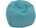 Children's Factory 26' Round Bean Bag, Bean Bag Chair with Water-Resistant Cover for Kids, Flexible Seating for Classroom Elementary, Easy to Clean, Aqua