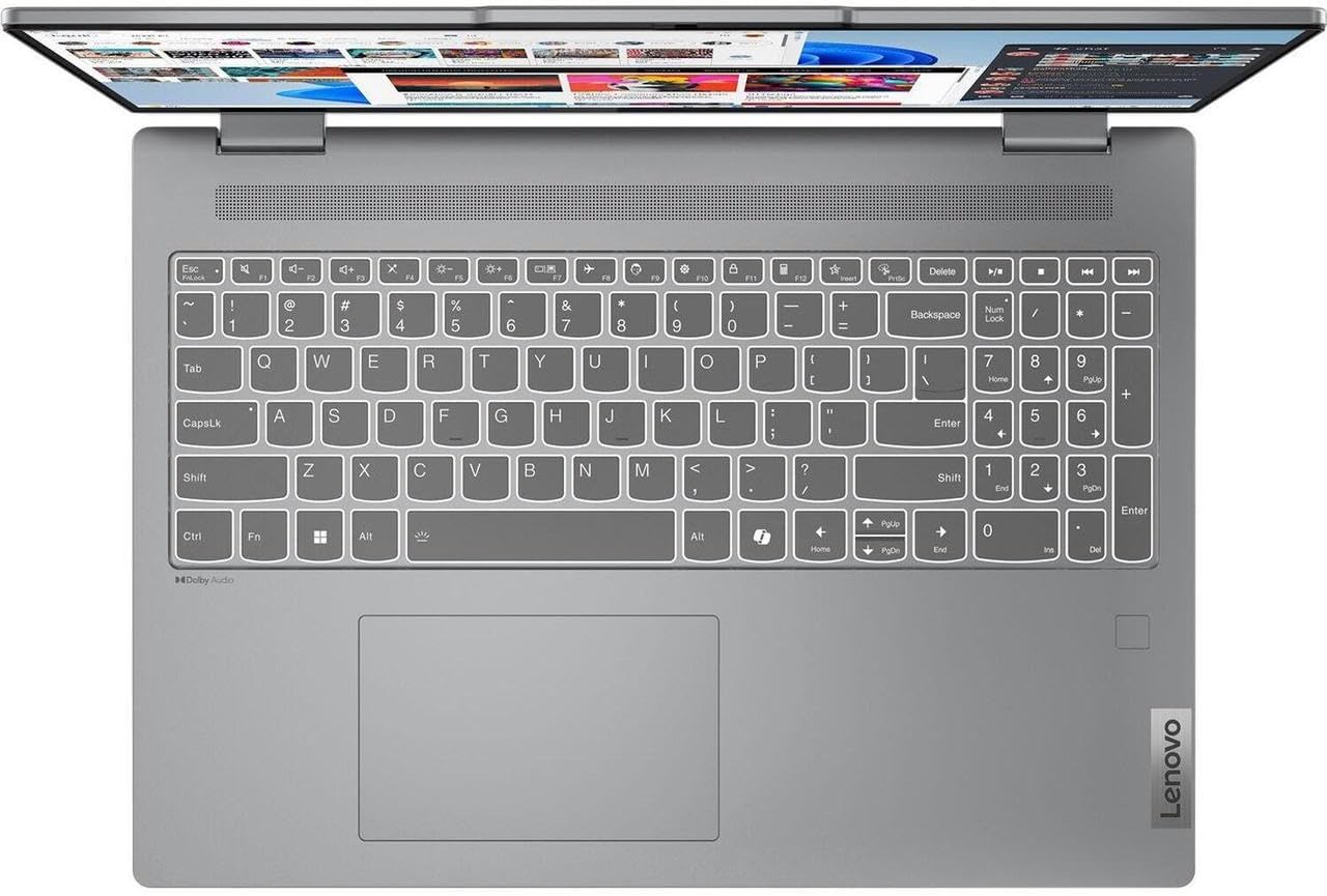 Lenovo IdeaPad 5 2-in-1 with AMD Ryzen 7 8845HS Processor, 16' WUXGA Touchscreen Display, 16GB LPDDR5X RAM, 1TB SSD, Digital Pen, Backlit KYB, FP Reader, and Win 11 Home