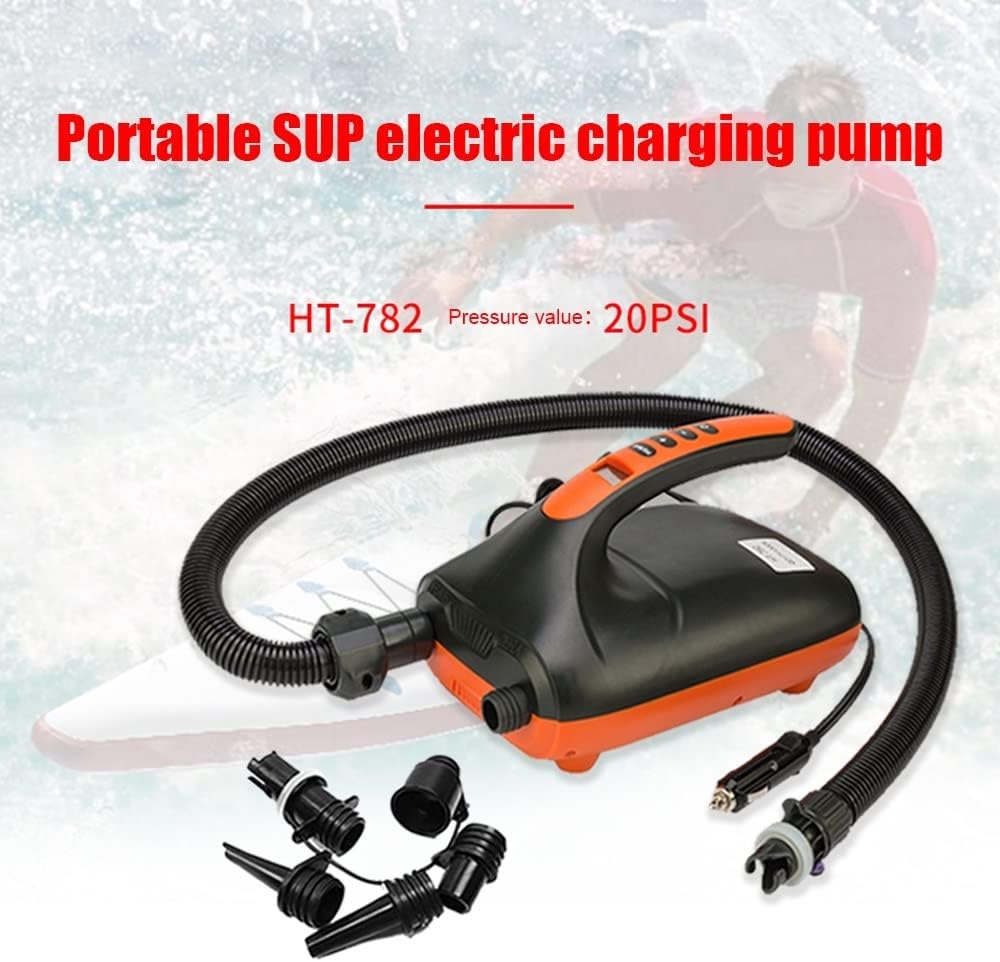 ZTBH Power Water Pumps 20PSI High Pressure Paddle Board Pump for Inflatables Boats Tent Stand Up Paddle Boards, Electric Air Pump Water Pumps & Accessories