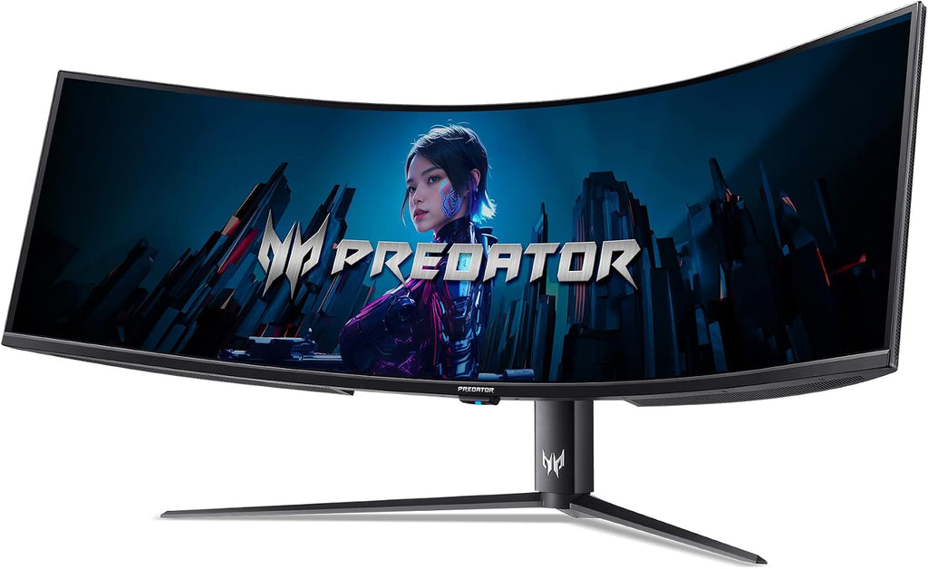 acer Predator Z57 | 57' DUHD 7680 x 2160 Mini LED 1000R Curved Gaming Monitor | AMD FreeSync Premium | 120Hz | 1ms | VESA DisplayHDR 1000| DCI-P3 98% | KVM Switch | USB Type-C, DP 1.4 & 2 x HDMI 2.1
