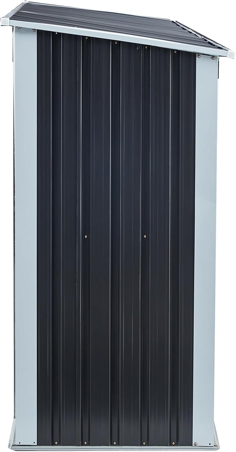Outdoor Firewood Racks 129.9', Firewood Storage Shed, Wood Sheds, Firewood Shelter, Log Holder with Roof
