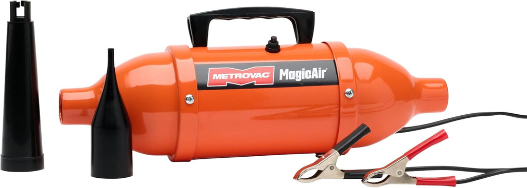 METROVAC Magic Air Electric Air Pump for Inflatables, Portable Inflator Deflator, High Volume