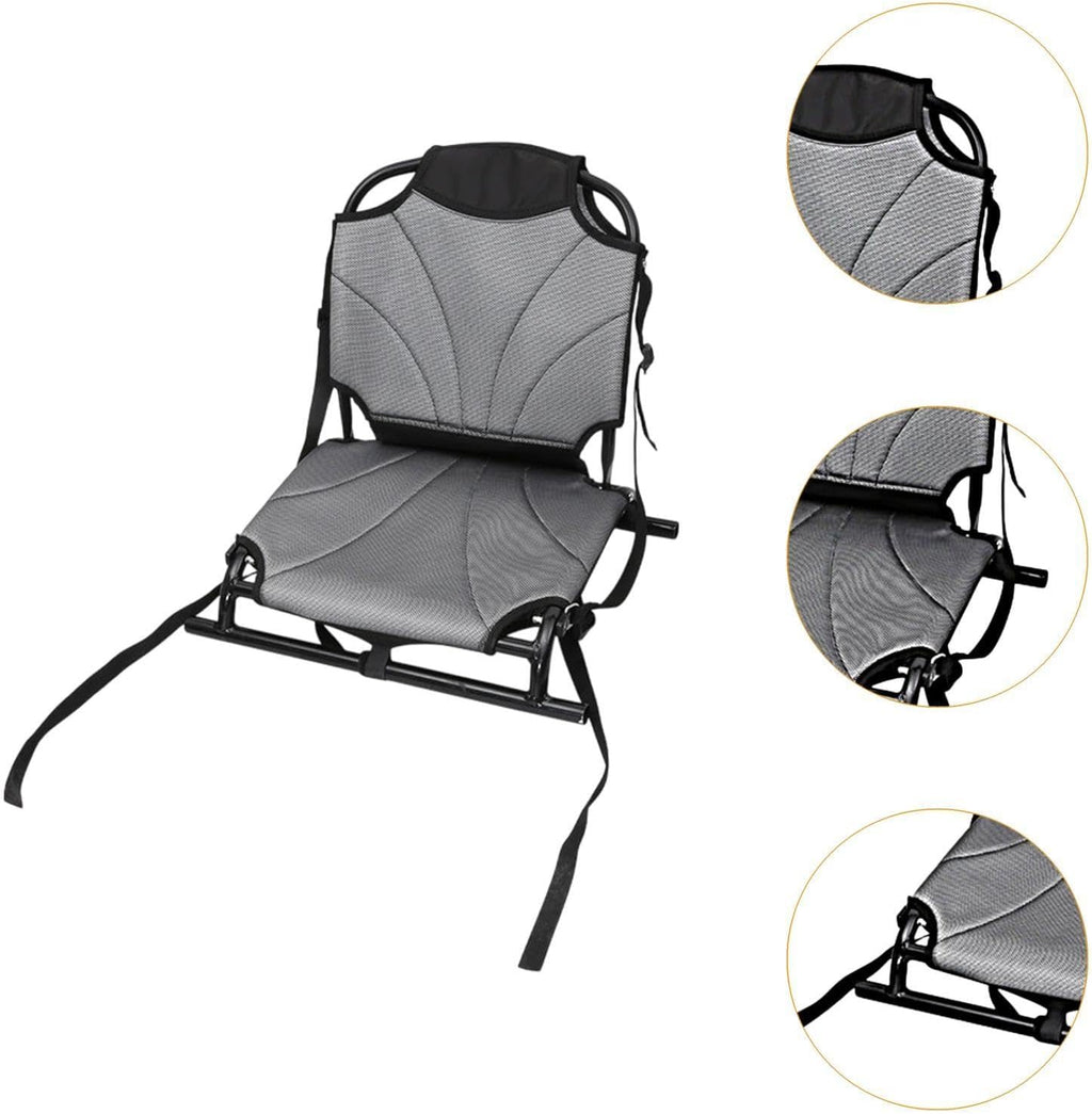 kowaku Folding Kayak Seat Sitting Pad with Back Support Premium Fishing Seat Outdoor Chair for Travel Inflatable Paddle Board