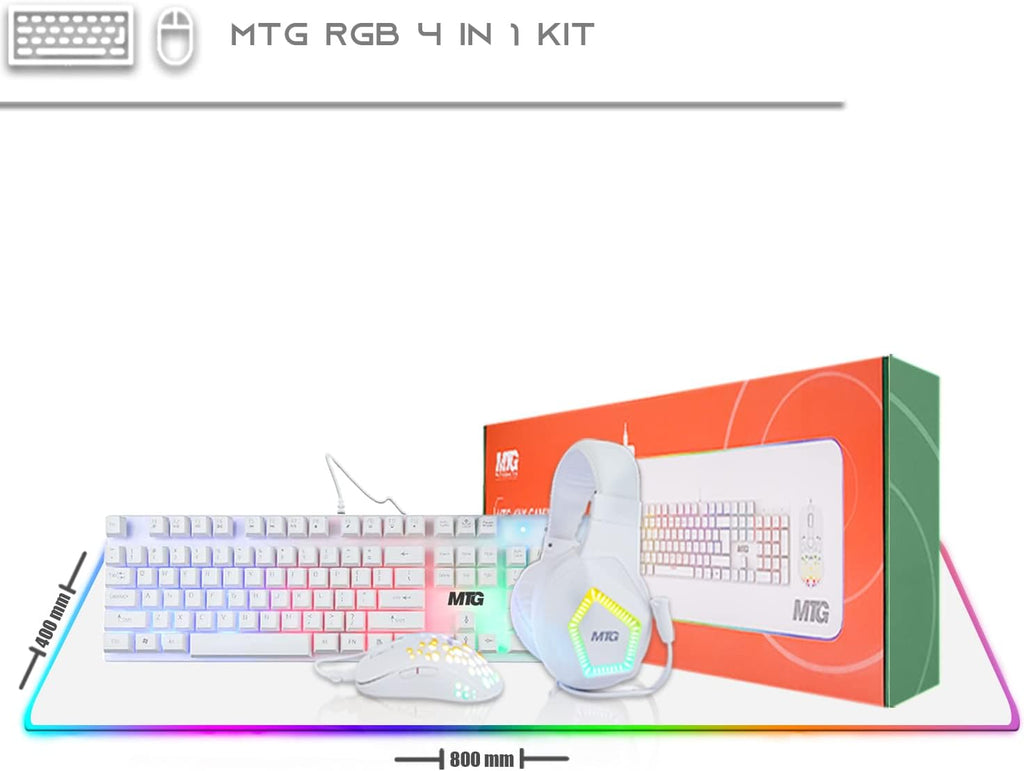 Gaming All in One PC 24 Inch FHD Touchscreen, MTG Yama, Intel Core i5 10th Gen, 16GB RAM, 1TB NVME, AMD RX 550 4GB DDR5 Graphics, Webcam, DVD RW, Gaming Kit, Windows 11 Home